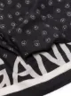 GANNI smile pattern scarf