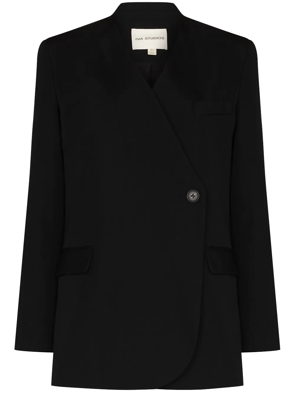 GIA STUDIOS collarless double-breasted blazer