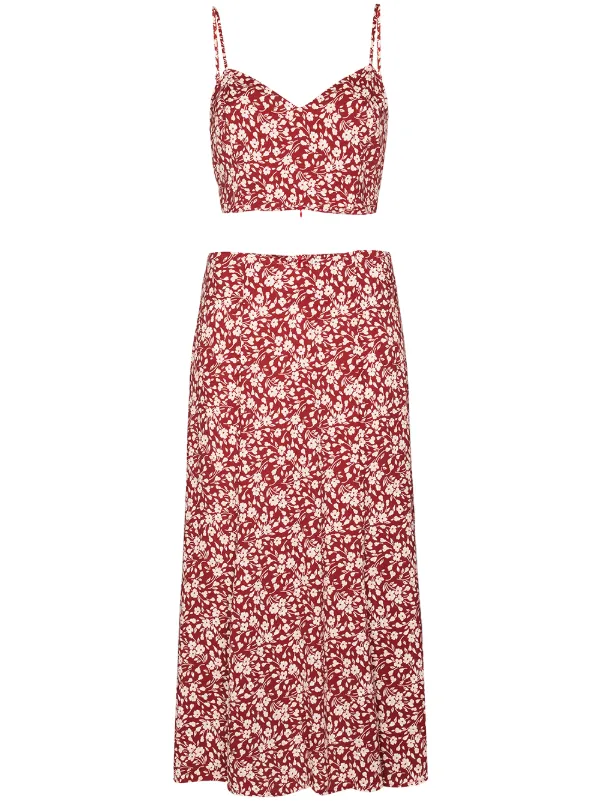 reformation two piece dress