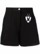 Image 1 of Love Moschino heart-keychain A-line shorts