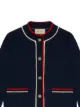 Image 2 of Gucci embroidered-trim cardigan
