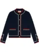 Image 1 of Gucci embroidered-trim cardigan