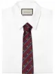 Gucci striped GG silk tie