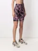 DKNY abstract logo-print shorts