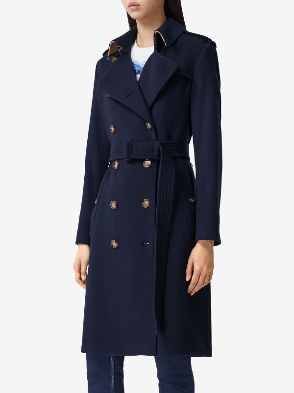 Burberry double-breasted Cashmere Trench Coat - Farfetch