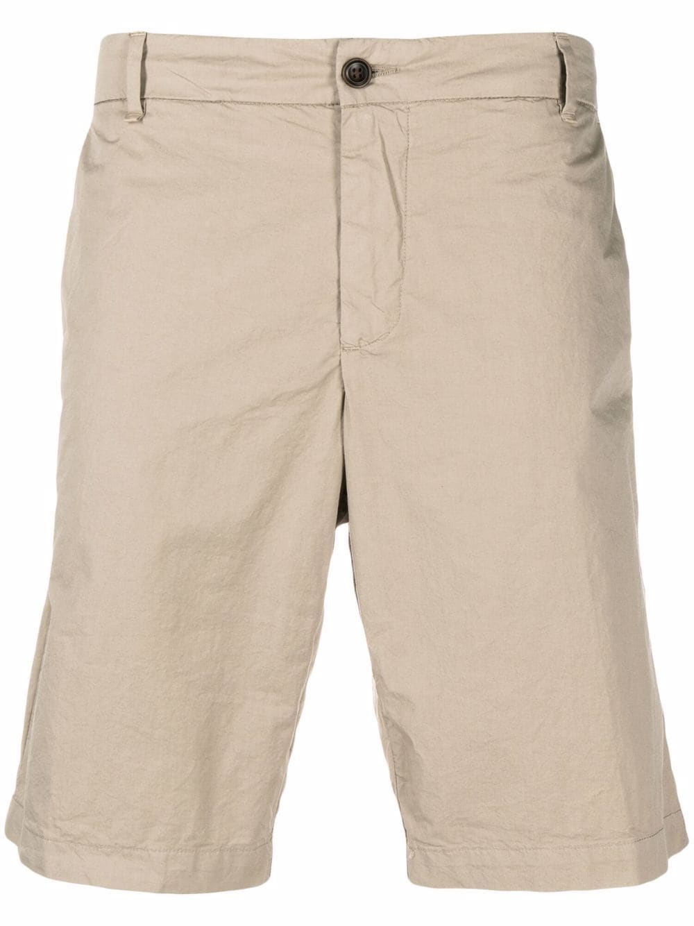 Shop Myths Knee-length Chino Shorts In Nude