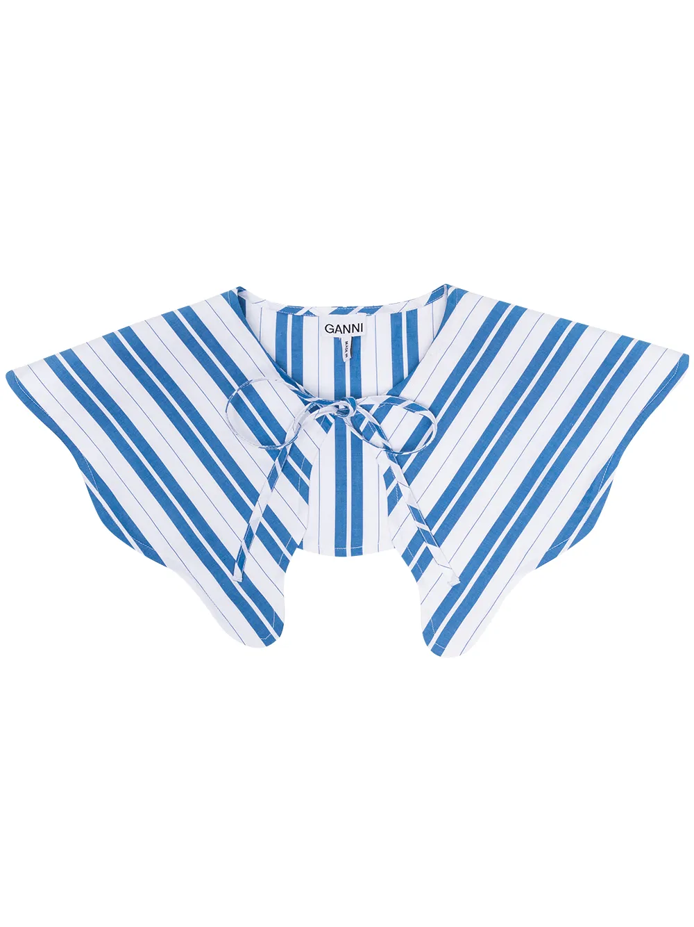 Image 1 of GANNI oversized striped collar