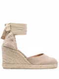 Castañer 90mm Carina wedge espadrilles - Neutrals
