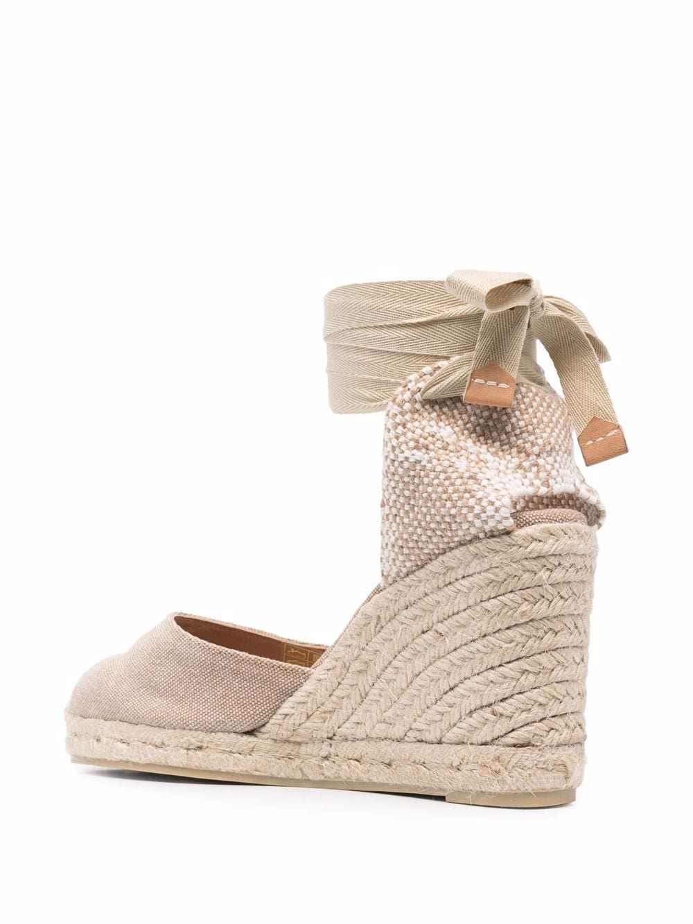 Shop Castaã±er Catrina 80mm Wedge Espadrilles In Neutrals