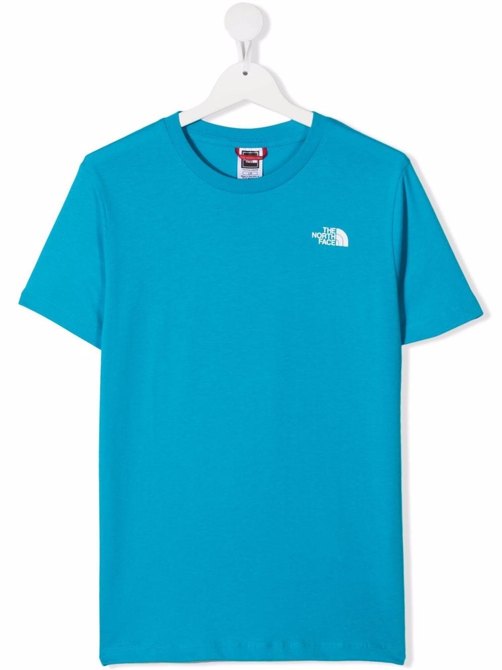 The North Face Teen Logo-print Cotton T-shirt In Blau