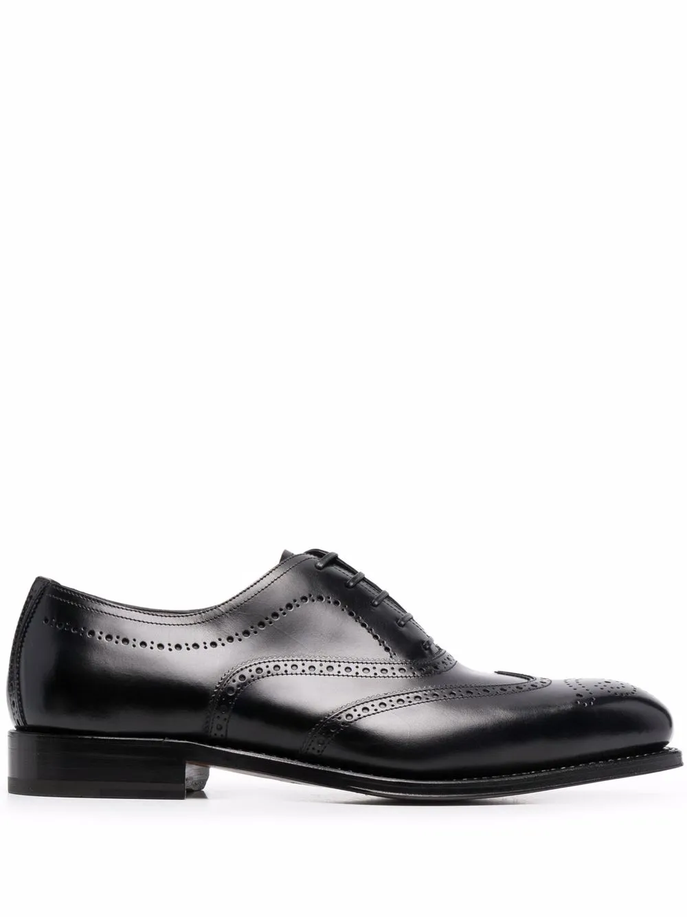 Ferragamo Oxford leren schoenen Zwart
