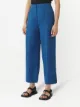 Burberry topstitched wide-leg trousers