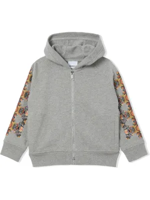 burberry gray zip up moletom com capuz