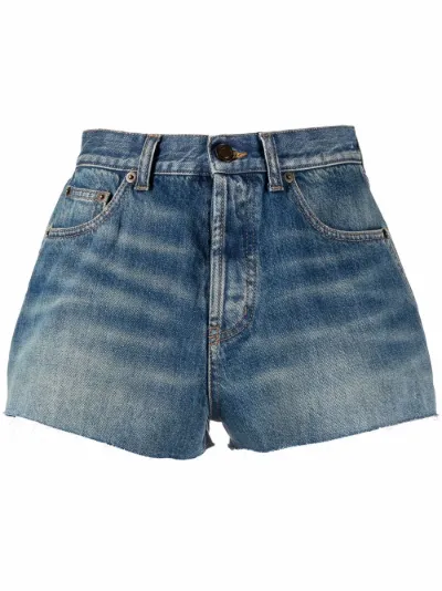 high-waisted denim shorts | Saint 