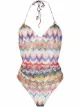 Imagen 1 de Missoni Mare traje de baño tejido con motivo chevron