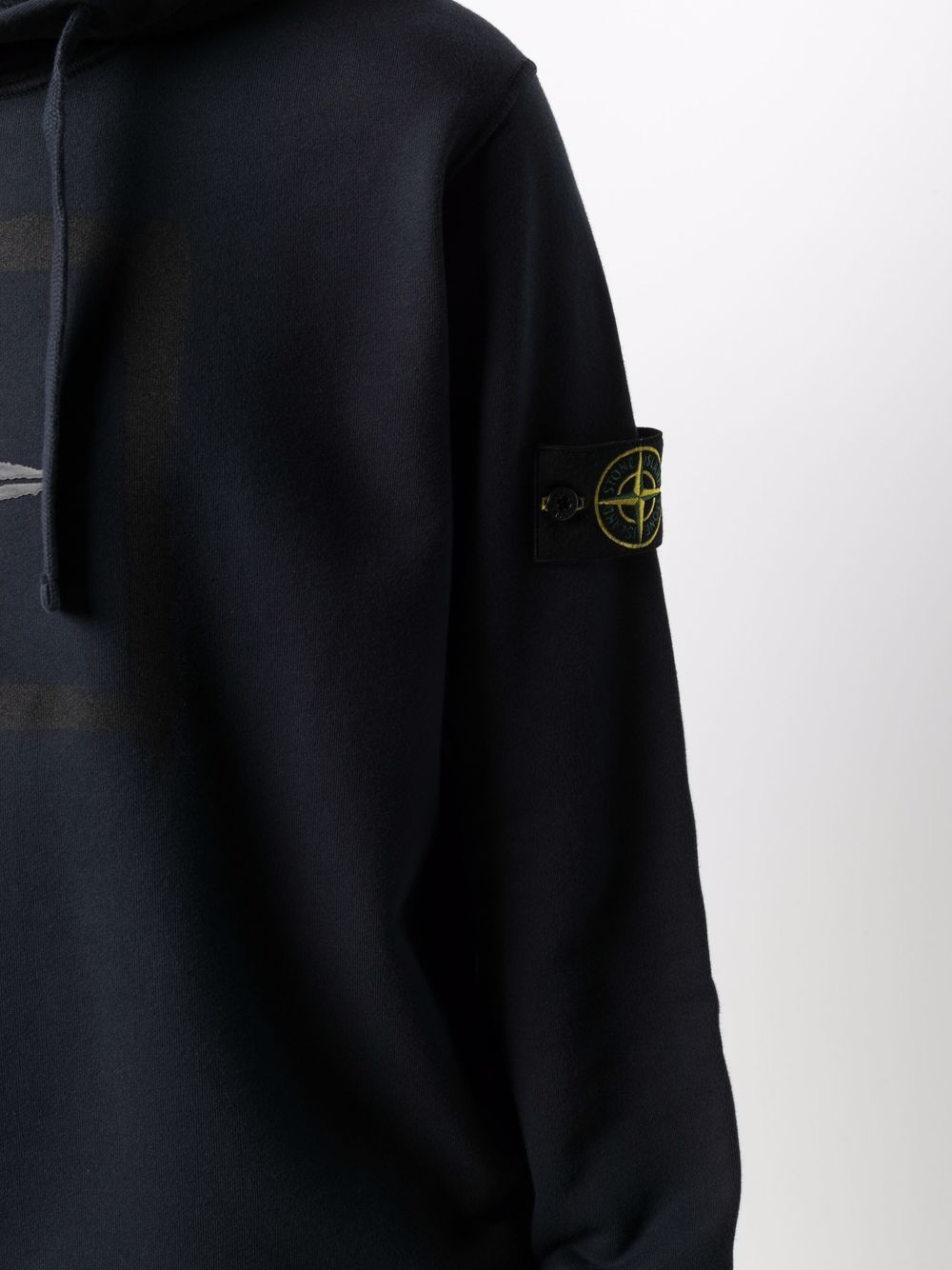 фото Stone island худи с вышитым логотипом