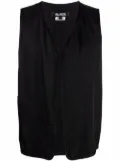 Black Comme Des Garçons logo-embroidered gilet