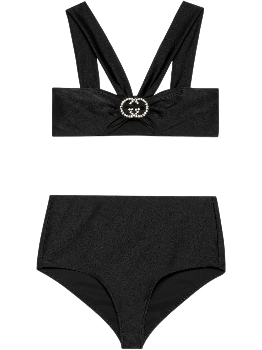 GUCCI INTERLOCKING G JERSEY BIKINI