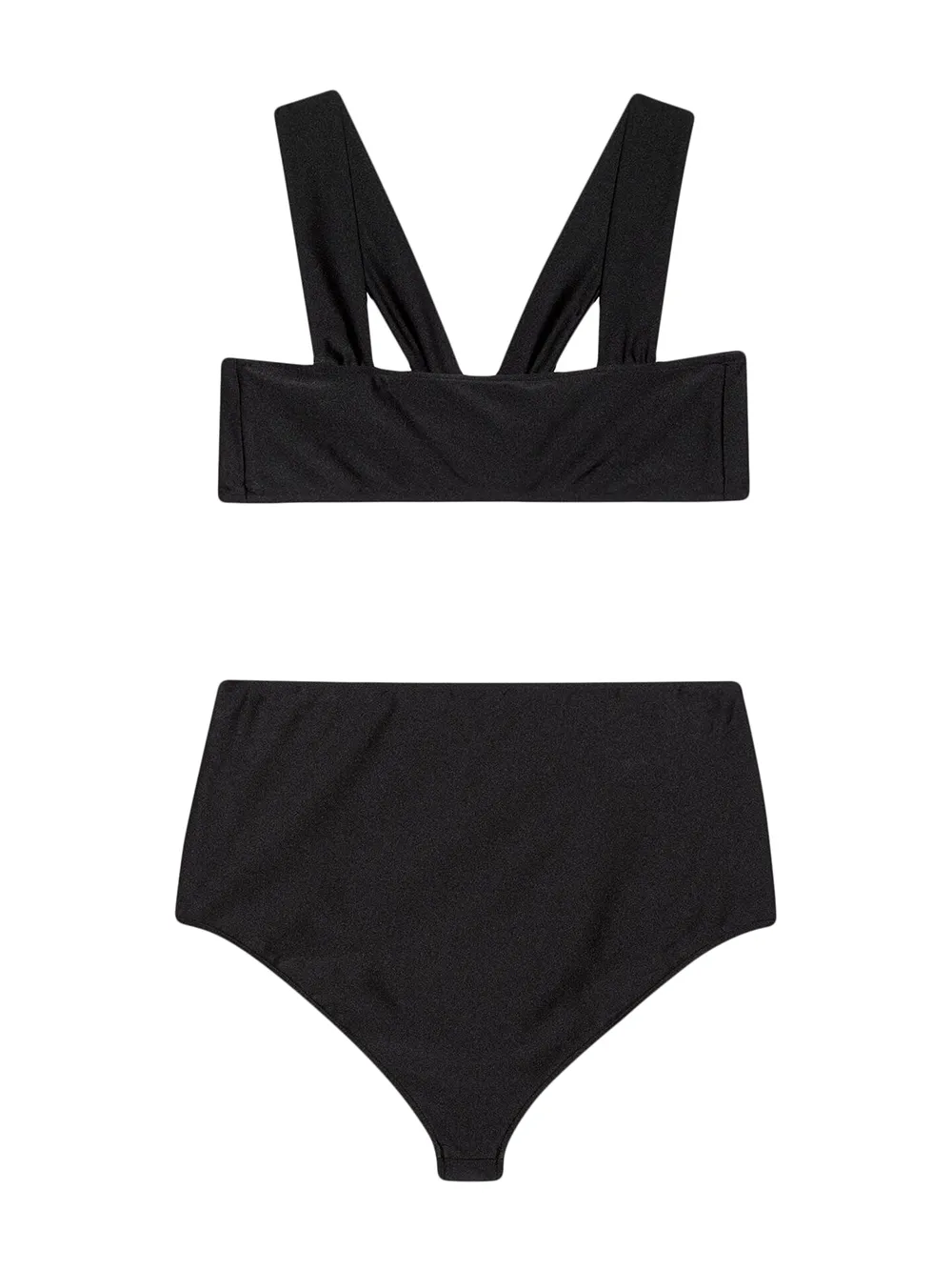 Gucci: Black Interlocking G Bikini