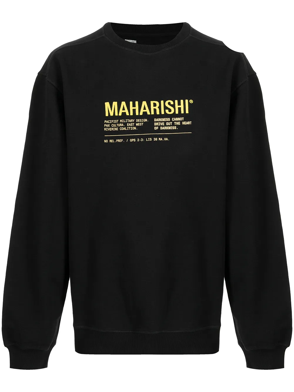 фото Maharishi толстовка из органического хлопка с логотипом