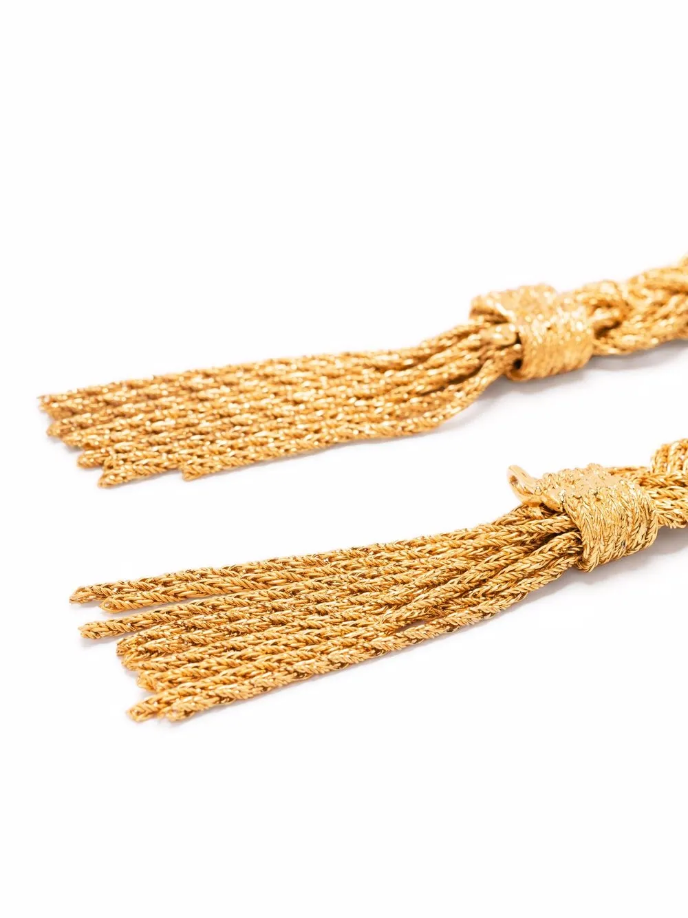 Aurelie Bidermann Miki Braided Necklace In Gold
