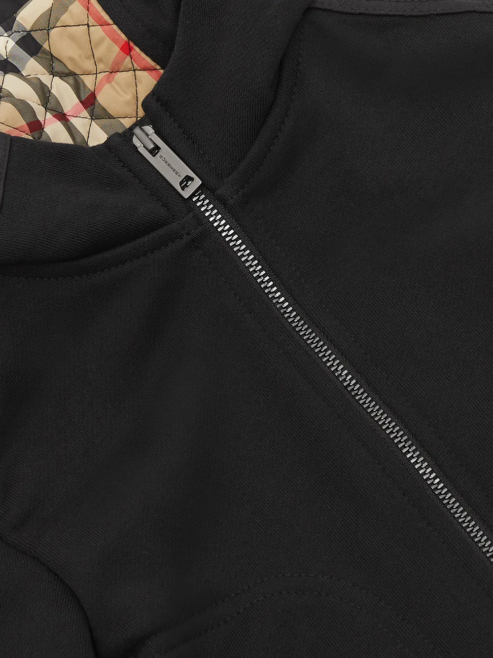 фото Burberry kids худи на молнии с монограммой