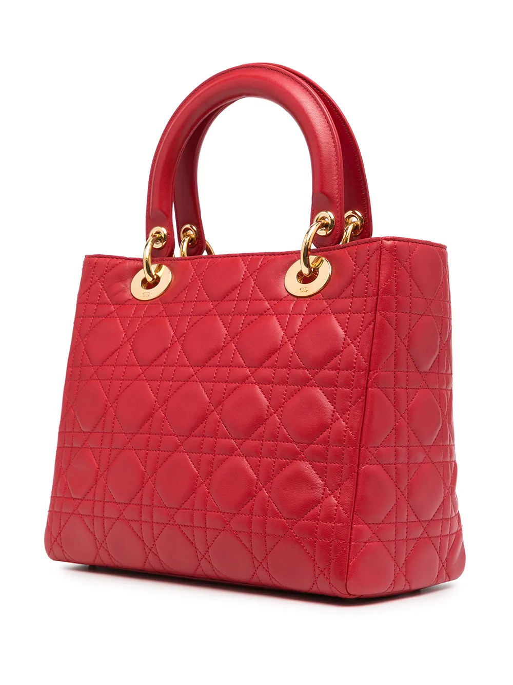 фото Christian dior сумка lady dior cannage pre-owned