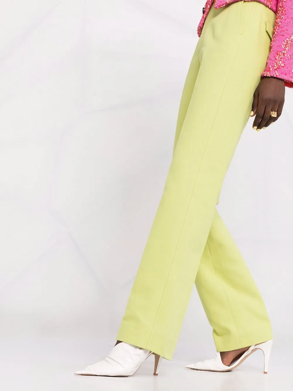 фото Bottega veneta прямые брюки с завышенной талией