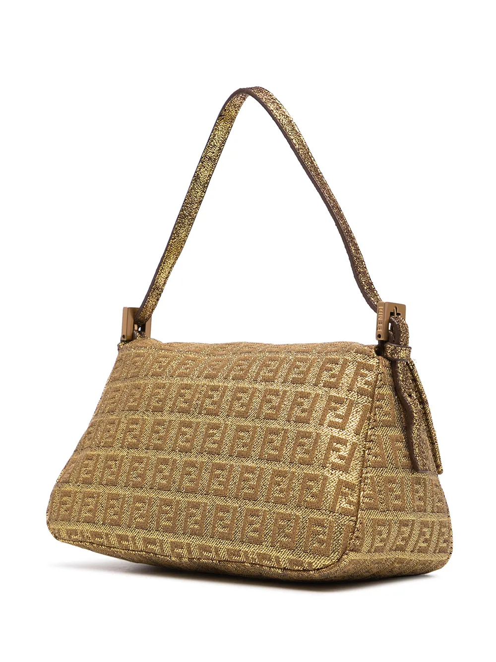 фото Fendi pre-owned мини-сумка mamma baguette с узором zucchino