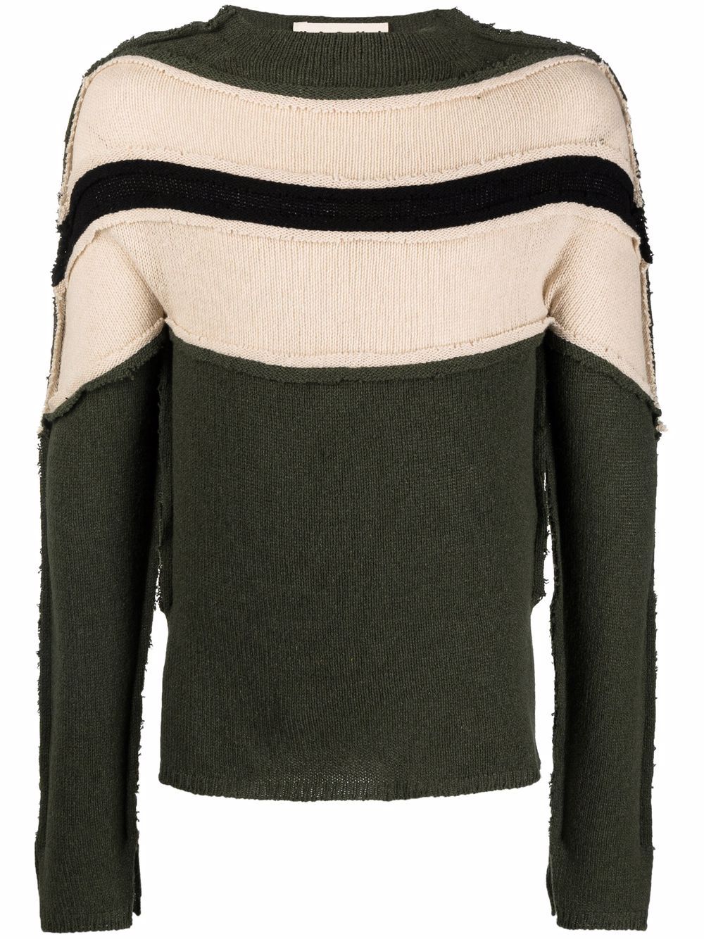 

Marni colour-block cashmere jumper - Black