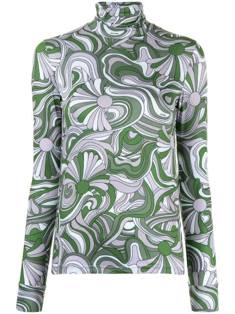 raf simons 图案印花上衣