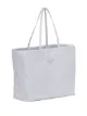Prada Re-Nylon logo-plaque tote bag