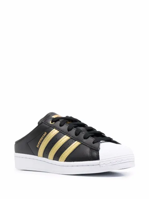 Shop black adidas Superstar mule-style sneakers with Afterpay ...