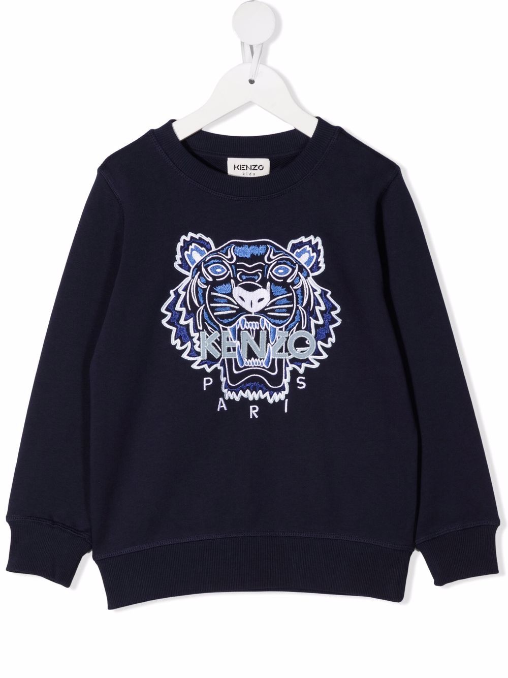 фото Kenzo kids толстовка с вышивкой tiger