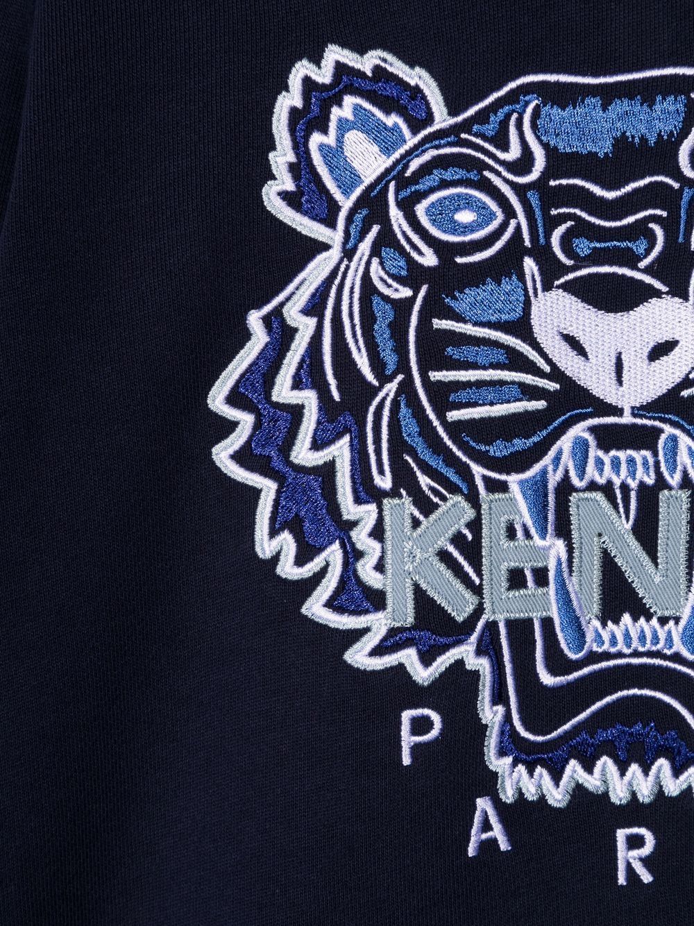 фото Kenzo kids толстовка с вышивкой tiger