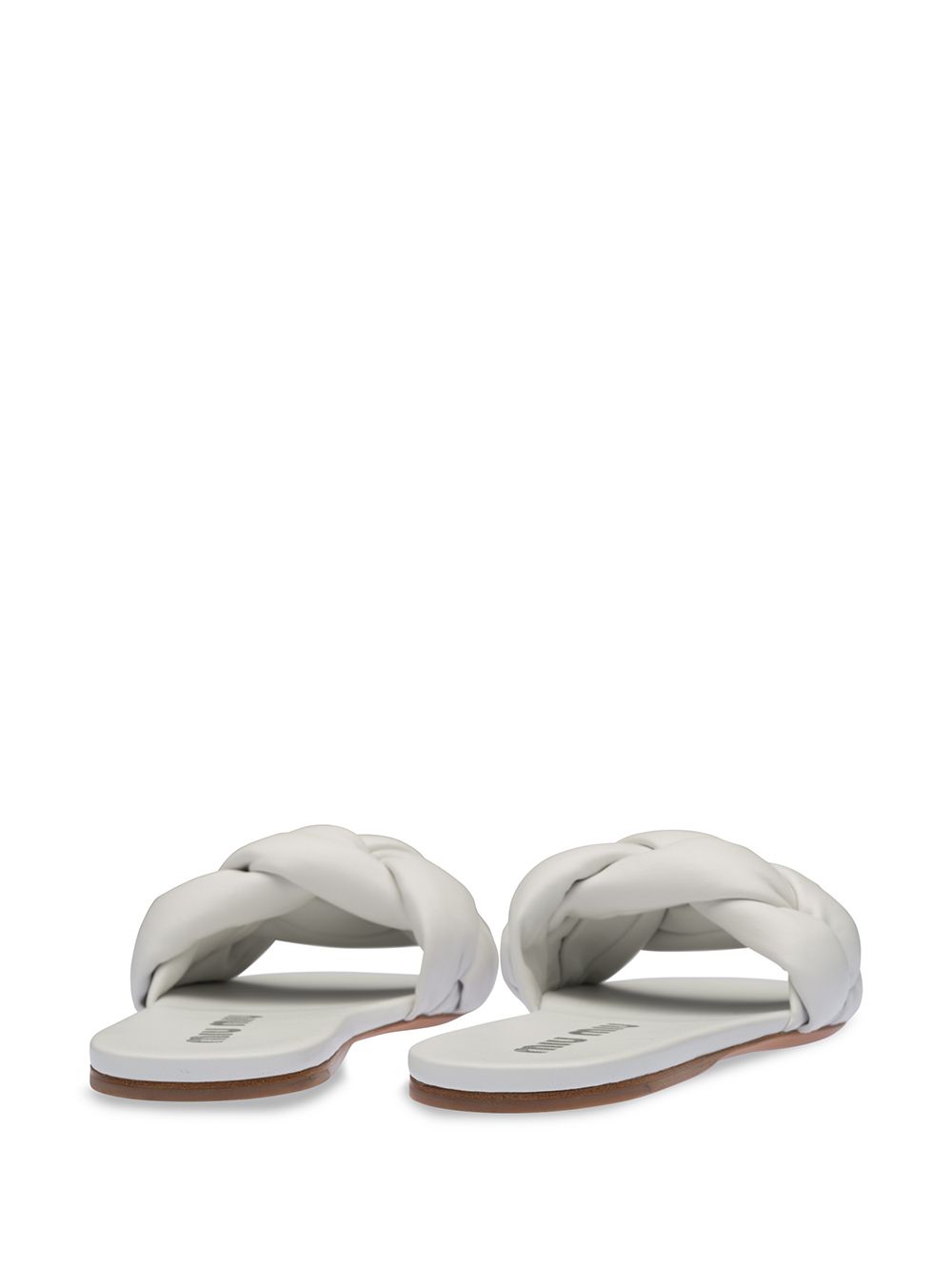 Miu Miu padded quilted flat sandals Women