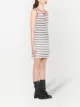 Miu Miu striped anchor-print dress