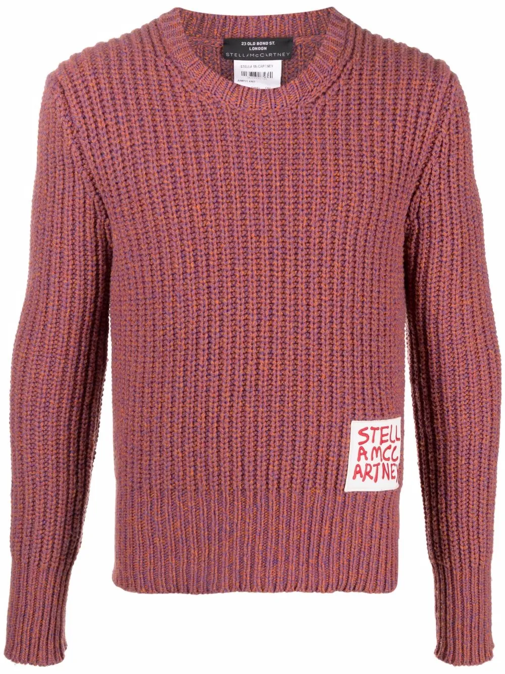 

Stella McCartney suéter de tejido grueso de Stella McCartney x Ed Curtis - Naranja