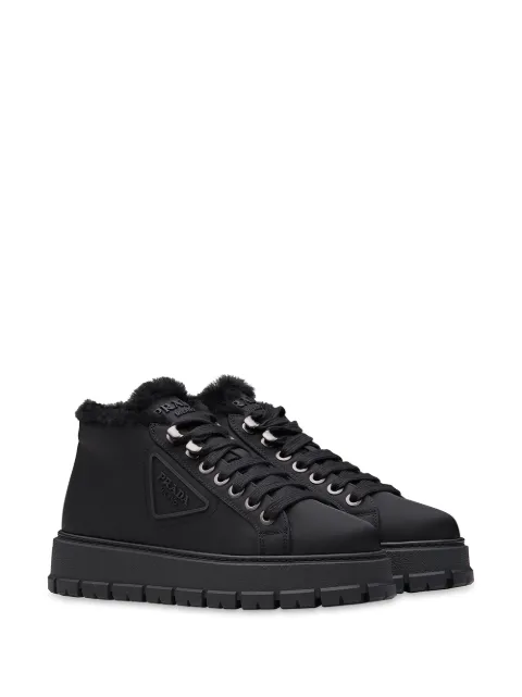 prada tyre sole platform sneakers