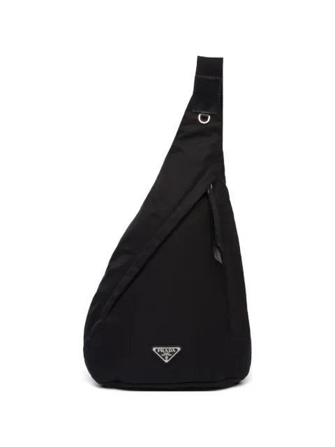 Prada Re-Nylon logo-plaque backpack