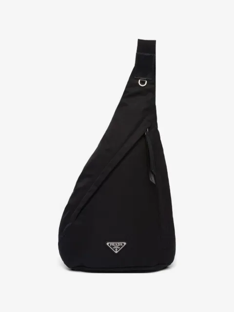 Prada Re-Nylon logo-plaque backpack