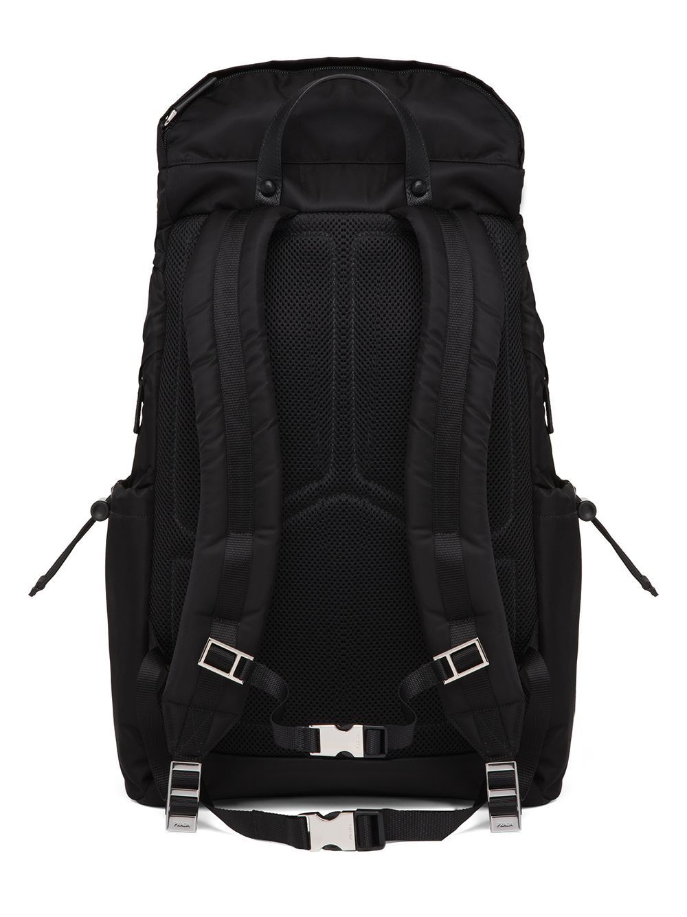 Shop Prada Re-nylon Backpack In Schwarz