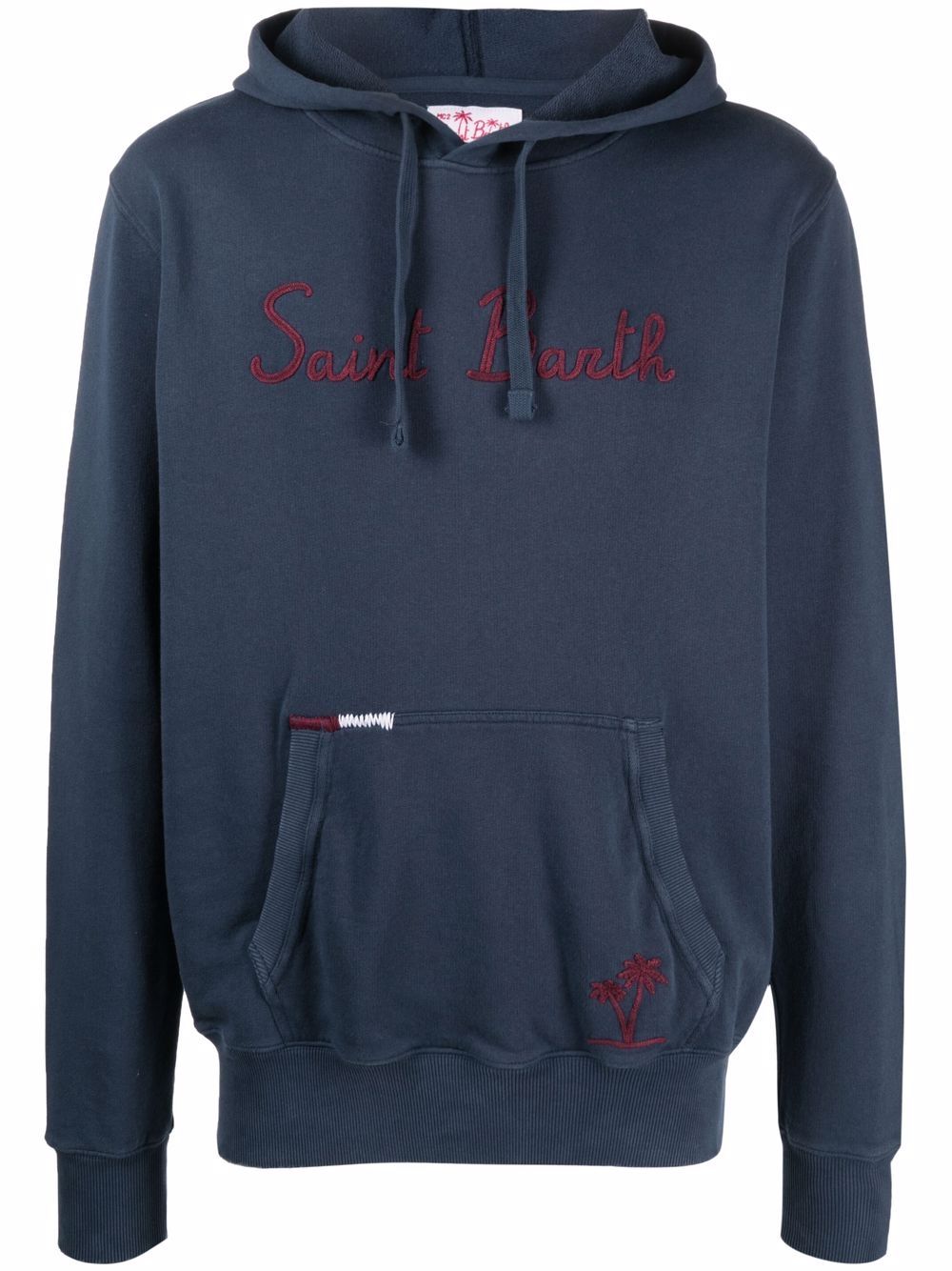 MC2 SAINT BARTH LOGO-EMBROIDERED HOODIE