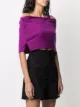 Coperni cold-shoulder knit top