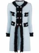 Image 1 of Charlott knitted ruffle-trim coat
