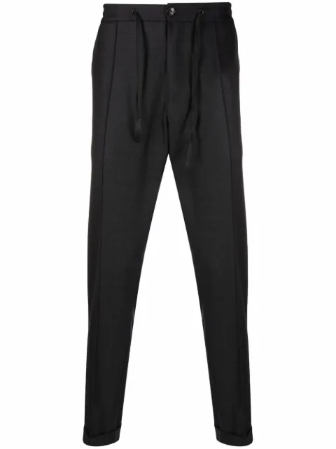 Billionaire drawstring slim-fit trousers