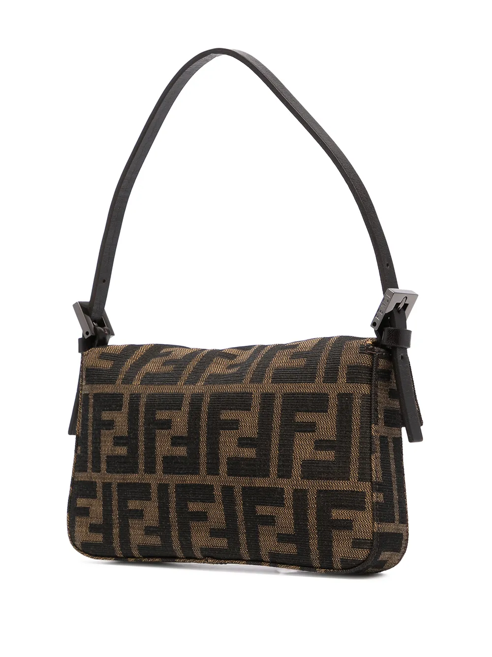 фото Fendi pre-owned мини-сумка baguette с узором zucca