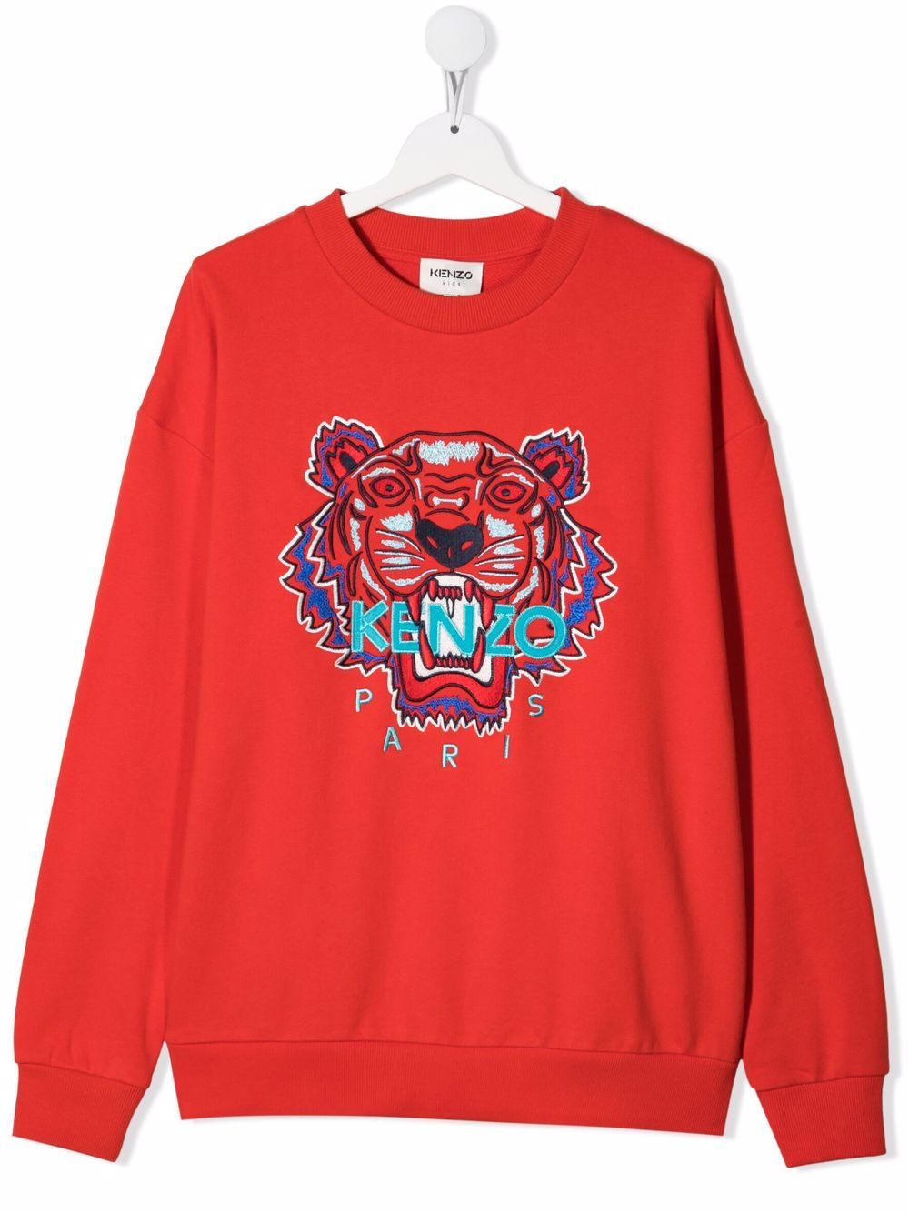 фото Kenzo kids толстовка с вышитым логотипом