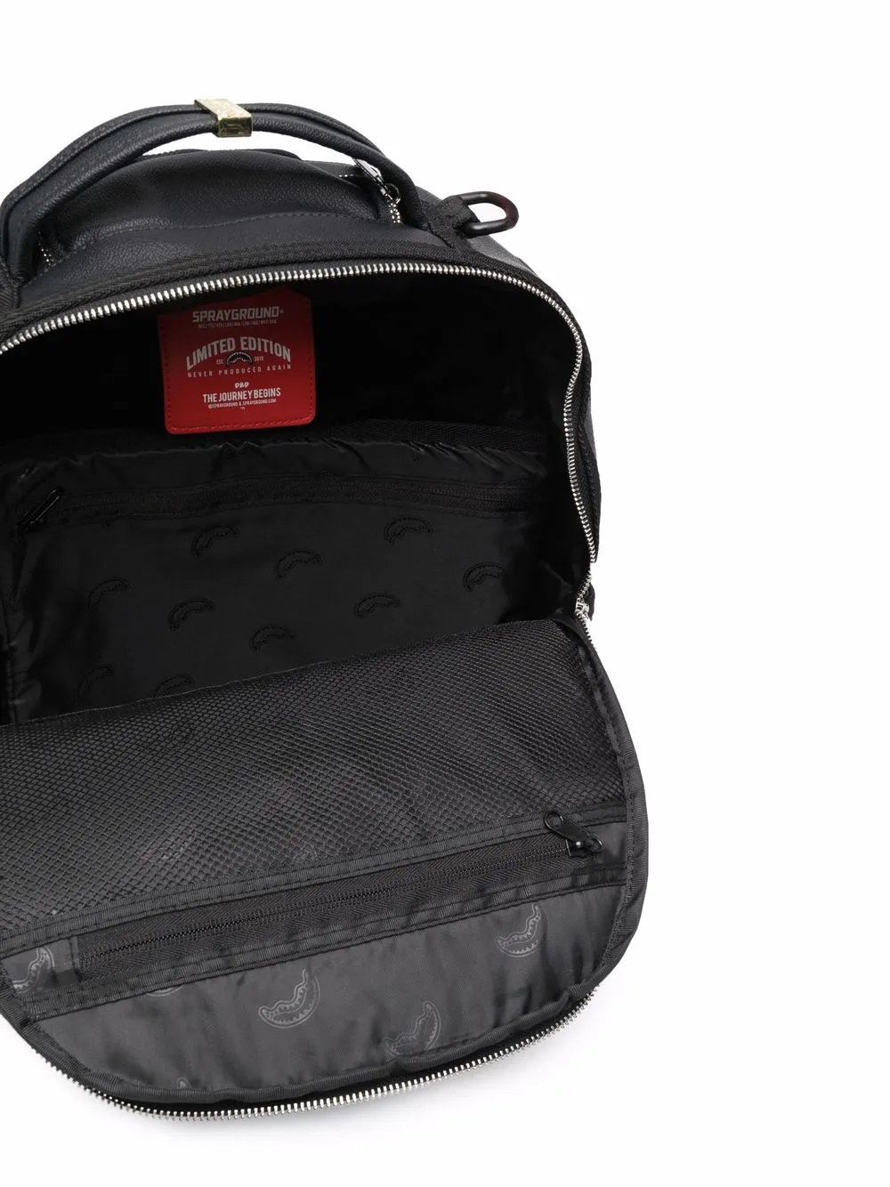 фото Sprayground декорированный рюкзак trinity shark