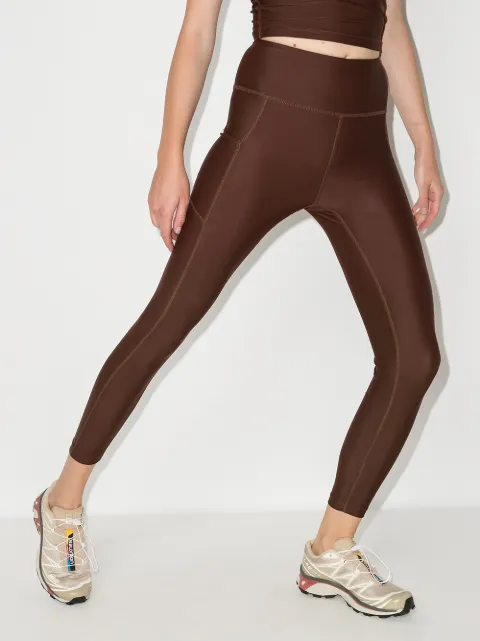 Shop Abysse Earle 7/8 length leggings 